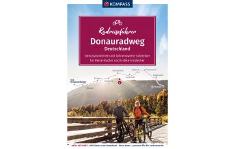 Radführer KOMPASS Radreiseführer Donauradweg Deutschland Kompass-Karten GmbH