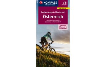 Radkarten KOMPASS Radfernwege & Biketouren 2563 Österreich Kompass-Karten GmbH