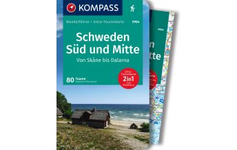 Wanderführer KOMPASS Wanderführer 5984 Schweden Süd und Mitte, Von Skåne bis Dalarna, 80 Touren Kompass-Karten GmbH