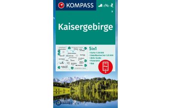Wanderkarten Tirol Kompass-Karte 9, Kaisergebirge 1:50.000 Kompass-Karten GmbH