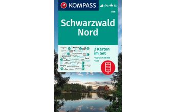 Wanderkarten Schwarzwald - Schwäbische Alb Kompass-Kartenset 886, Schwarzwald Nord 1:50.000 Kompass-Karten GmbH