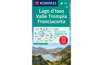 Hiking Maps Italy Kompass-Karte 106, Lago d'Iseo, Valle Trompia, Franciacorta 1:50.000 Kompass-Karten GmbH