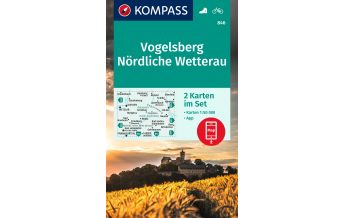 Hiking Maps KOMPASS Wanderkarte 846 Vogelsberg, Nördliche Wetterau Kompass-Karten GmbH