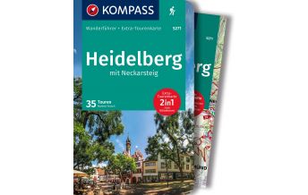 Hiking Guides KOMPASS Wanderführer Heidelberg mit Neckarsteig, 35 Touren Kompass-Karten GmbH