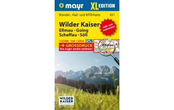 Hiking Maps Tyrol Wilder Kaiser - Ellmau - Going - Scheffau - Söll XL Mayr Verlag