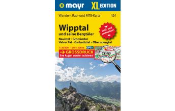 Hiking Maps Wipptal 1:25.000 Kompass-Karten GmbH