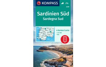 Hiking Maps Italy Kompass-Kartenset 2499, Sardinien Süd/Sardegna Sud 1:50.000 Kompass-Karten GmbH