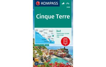 Wanderkarten Apennin Kompass-Karte 2450, Cinque Terre 1:35.000 Kompass-Karten GmbH