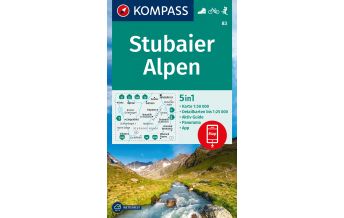 Hiking Maps Tyrol Kompass-Karte 83, Stubaier Alpen 1:50.000 Kompass-Karten GmbH