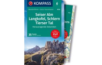 Wanderführer KOMPASS Wanderführer Seiser Alm, Langkofel, Schlern, Tierser Tal - Herausragende Dolomiten, 35 Touren Kompass-Karten GmbH