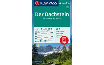 Wanderkarten Steiermark KOMPASS Wanderkarte 031 Der Dachstein, Ramsau, Filzmoos 1:25.000 Kompass-Karten GmbH