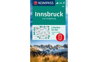 Hiking Maps Tyrol Kompass-Kartenset 290, Innsbruck und Umgebung 1:50.000 Kompass-Karten GmbH