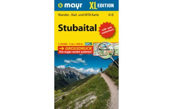 Wanderkarten Tirol Mayr Wanderkarte Stubaital XL 1:30.000 Kompass-Karten GmbH
