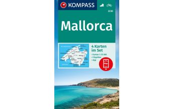 Wanderkarten Spanien Kompass-Kartenset 2230, Mallorca 1:35.000 Kompass-Karten GmbH