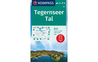 Wanderkarten KOMPASS Wanderkarte 08 Tegernseer Tal 1:25.000 Kompass-Karten GmbH