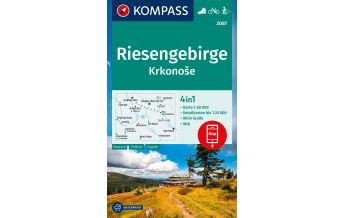 Hiking Maps Czech Republic Kompass-Karte 2087, Riesengebirge/Krkonoše 1:50.000 Kompass-Karten GmbH