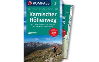 Weitwandern Kompass Wanderführer 5633, Karnischer Höhenweg Kompass-Karten GmbH