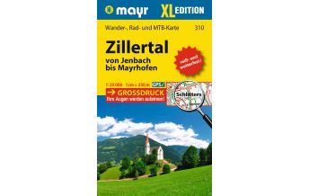 Hiking Maps Tyrol Mayr Wanderkarte Zillertal - Von Jenbach bis Mayrhofen XL 1:25.000 Mayr Verlag