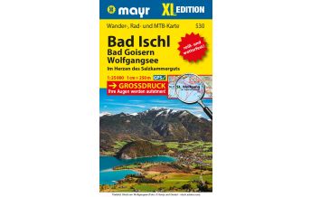 Hiking Maps Salzkammergut Mayr Wander-, Rad- und MTB-Karte 530, Bad Ischl, Bad Goisern, Wolfgangsee XL 1:25.000 Mayr Verlag