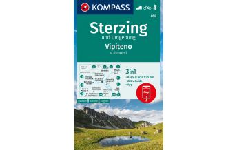 Wanderkarten Südtirol & Dolomiten Kompass-Karte 058, Sterzing und Umgebung/Vipiteno e dintorni 1:25.000 Kompass-Karten GmbH