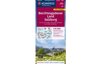 Cycling Maps Kompass-Fahrradkarte 3336, Berchtesgadener Land, Salzburg 1:70.000 Kompass-Karten GmbH