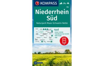 Hiking Maps Germany Kompass-Karte 755, Niederrhein Süd, Naturpark Maas-Schwalm-Nette 1:50.000 Kompass-Karten GmbH