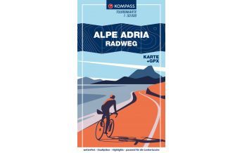 Cycling Maps Kompass Fahrrad-Tourenkarte 7059, Alpe-Adria-Radweg 1:50.000 Kompass-Karten GmbH