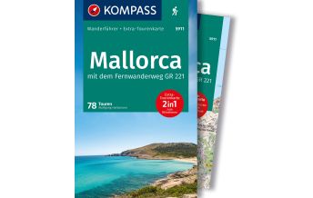 Hiking Guides Kompass Wanderführer 5911, Mallorca Kompass-Karten GmbH