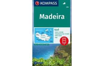 Hiking Maps Portugal Kompass-Karte 234, Madeira 1:50.000 Kompass-Karten GmbH