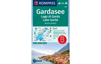 Wanderkarten Italien Kompass-Karte 102, Gardasee/Lago di Garda 1:50.000 Kompass-Karten GmbH