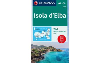 Wanderkarten Italien Kompass-Karte 2468, Isola d'Elba 1:25.000 Kompass-Karten GmbH