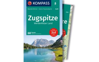 Wanderkarten KOMPASS Wanderführer Zugspitze, Werdenfelser Land, 60 Touren mit Extra-Tourenkarte Kompass-Karten GmbH