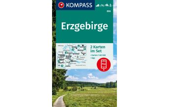 Wanderkarten Deutschland Kompass-Kartenset 866, Erzgebirge 1:50.000 Kompass-Karten GmbH