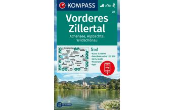 Wanderkarten Tirol Kompass-Karte 28, Vorderes Zillertal 1:50.000 Kompass-Karten GmbH