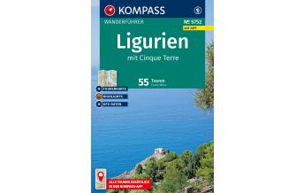 Hiking Guides KOMPASS Wanderführer 5937, Ligurien mit Cinque Terre, 50 Touren mit Extra-Tourenkarte Kompass-Karten GmbH
