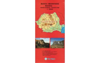 Hiking Maps Romania Bucegi Mountains (Romania) Bel Alpin Tour