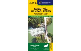 Hiking Maps Burgenland Szarvas-Wanderkarte Szigetköz/Kleine Schüttinsel, Hanság, Fertő 1:80.000 Szarvas Térképek
