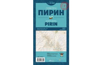 Hiking Maps Bulgaria IskarTour Wanderkarte Pirin Nord 1:25.000 IskarTour