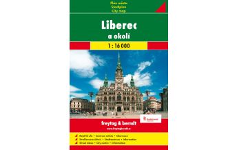 City Maps Freytag & Berndt Stadtplan Liberec/Reichenberg 1:16.000 Shocart