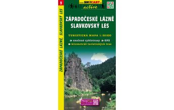 Hiking Maps Czech Republic SHOcart-Wanderkarte 9, Západočeské Lázně/Westböhmisches Bäderdreieck, Slavkovský les 1:50.000 Shocart