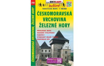 Hiking Maps Czech Republic SHOcart Tourist Map 210, Ceskomoravska vrchovina, Zelezne hory 1:100.000 Shocart