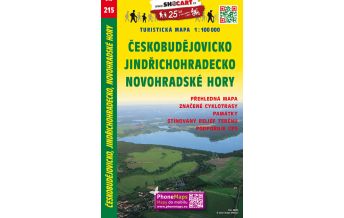 Cycling Maps Austria SHOcart Tourist Map 215, Českobudějovicko, Jindřichohradecko, Novohradské Hory 1:100.000 Shocart