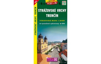 Wanderkarten Slowakei SHOcart Wanderkarte 1075, Strážovské vrchy, Trenčín 1:50.000 Shocart