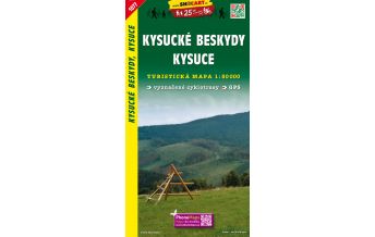 Hiking Maps Slovakia SHOcart Wanderkarte 1077, Kysucké Beskidy, Kysuce 1:50.000 Shocart