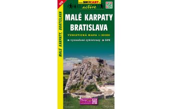 Hiking Maps Lower Austria SHOcart Wanderkarte 1078, Malé Karpaty/Kleine Karpaten, Bratislava/Pressburg 1:50.000 Shocart