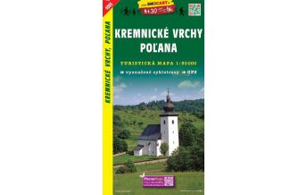Hiking Maps Slovakia SHOcart Wanderkarte 1093, Kremnické vrchy/Kremnitzer Berge, Polana 1:50.000 Shocart