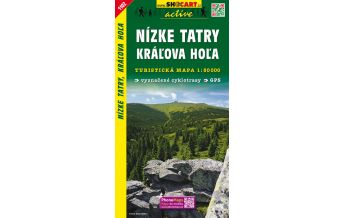 Hiking Maps Slovakia SHOcart Wanderkarte 1102, Nízke Tatry/Niedere Tatra, Králova Hola 1:50.000 Shocart