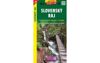 Hiking Maps Slovakia SHOcart Wanderkarte 1106, Slovenský Raj/Slowakisches Paradies 1:50.000 Shocart