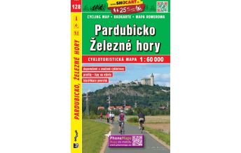 Radkarten Tschechien Pardubicko, Zelezne hory 1:60.000 Shocart