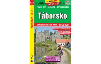 Radkarten SHOcart Cycling Map 137 Tschechien - Taborsko 1:60.000 Shocart